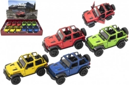 Kovový model Jeep Wrangler 2018 s otvorenou strechou