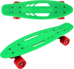 Detský penny skateboard s úchopovými výrezmi do 50 kg – Zelená