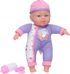 Bábätko so zvukmi 31 cm s mäkkým telíčkom a doplnkami