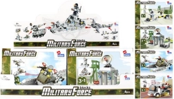 Stavebnica Military Force – 8 variant vojenských modelov