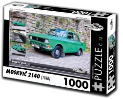 RETRO-AUTA Puzzle Moskvič 2140 (1980) 1000 dielikov