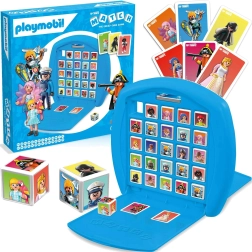 Strategická rodinná hra Top Trumps Match PLAYMOBIL modrá