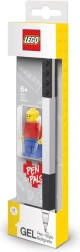 Lego gélové pero s minifigúrkou, čierne