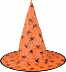 Oranžový čarodejnícky klobúk pre dospelých