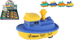 plastová loďka so zotrvačníkom stlač a choď 10 cm