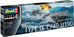 Plastový model nemeckej ponorky T.IX C/40 1/144
