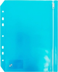 Puzdro na zips formát A5 modré