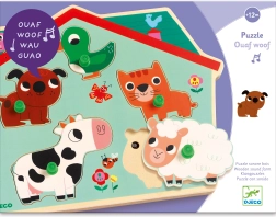 Vkladacie Puzzle Domáce Zvieratká DJECO