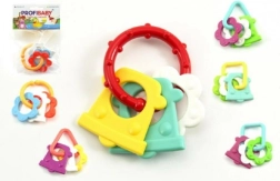 Farebné plastové hryzátko pre bábätká