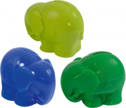 Plastová pokladnička slon