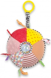 Interaktívna plyšová vzdelávacia hračka na kočík BABY MIX s hrkálkou