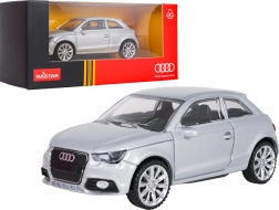 Kovový model auta Audi A1 RASTAR strieborný v mierke 1:43