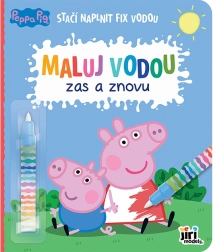 Omaľovánka maľuj vodou znova a znova Prasiatko Peppa