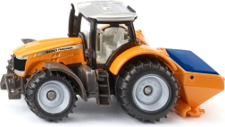 Siku traktor MASSEY FERGUSON so sypačom soli – blister