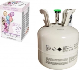 Hélium na nafúknutie 20 balónov