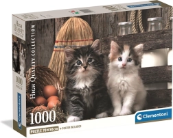 Puzzle 1000 dielikov – milované mačiatka CLEMENTONI