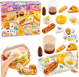 Kreatívna sada na výrobu squishy – raňajkové jedlo DIY