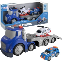 Woopie Modrý Policajný Náves City Truck so Svetelnými a Zvukovými Efektmi