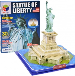 3D puzzle Socha slobody – vzdelávací model New Yorku (30 dielikov)