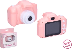 Detský digitálny fotoaparát ružový