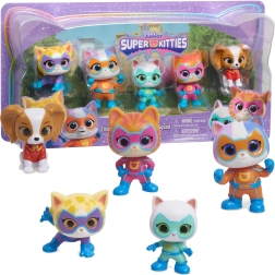 Disney Junior Super Kitties sada 5 figúrok – tím mačiatok
