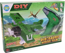 Lietadlo na skrutkovanie s vŕtačkou a zotrvačníkom