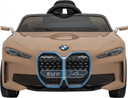 Elektrické auto pre deti BMW i4 s diaľkovým ovládaním – Zlatý