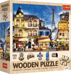 Drevené puzzle TREFL Francúzska ulička 1000 dielikov