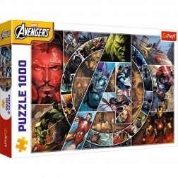 puzzle 1000 dielikov - Marvel Avengers hrdinovia