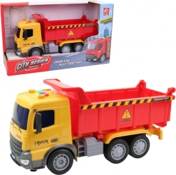 Nákladné auto na zotrvačník so svetlom a zvukom