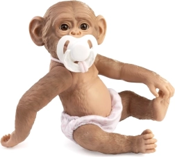 Guca Reborn opičie bábätko s celovinylovým telom 25 cm