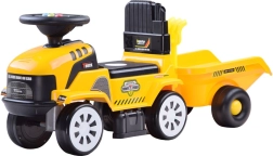 Odrážadlo traktor s prívesom a melódiami pre deti – Traktor