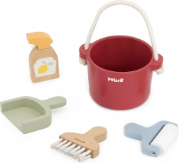 Drevená upratovacia sada s vedrom a doplnkami POLARB od VIGA