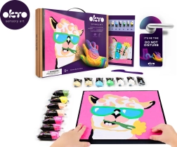 Maľovanie hmotou podľa čísel Lama 29 × 29 cm