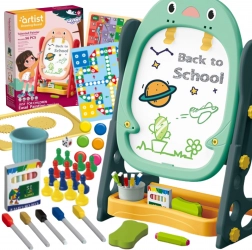 Obojstranná magnetická tabuľa na kreslenie a výučbu čísel a písmen