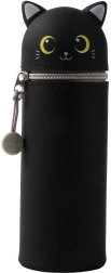 Silikónové puzdro tuba Cat Lovers čierna mačka