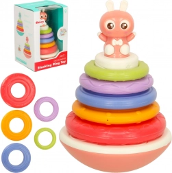 Hojdacia hračka Bibi-Inn pre zmyslový rozvoj ružová