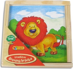 Drevené kocky Zvieratká 2 druhy