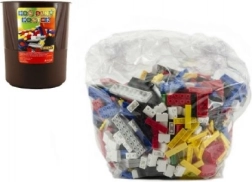 Kôš plný kociek CHEVA – veľká sada stavebnice pre deti od 6 rokov