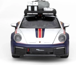Kovový model auta 1:24 Porsche 911 Dakar Roughroads modrý