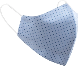 Ochranné bavlnené rúško Belisima svetlomodré, univerzálne