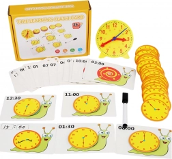 Pomôcka na výučbu času - Hodiny a karty