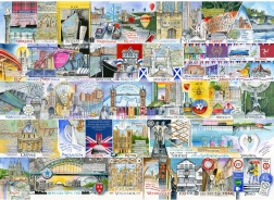 Puzzle Jasné svetlá veľkomiest 1000 dielikov GIBSONS