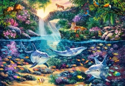Puzzle 1500 dielikov Jungle Paradise