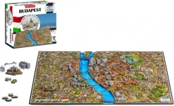 4D puzzle Budapešť – historická mapa mesta v čase