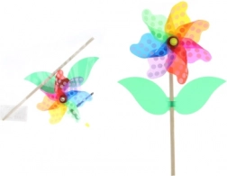 Veterník kvetina na plastovej tyči