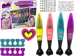 Sada na maľovanie nechtov – 4 fixky