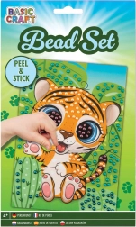 Grafix korálkový obrázok tigrík 21 × 14,5 cm