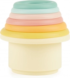 Silikónové stohovacie kelímky Tropical Vibes