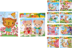 Diamantové maľovanie s kamienkami 19 × 26,5 cm – mix motívov